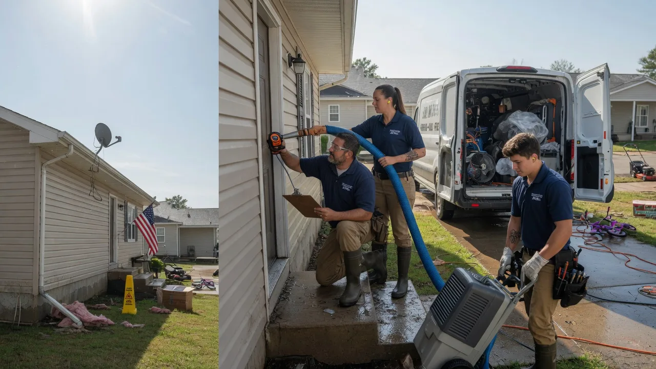 Ceiling Water Damage Restoration in Brooklyn, MD near me